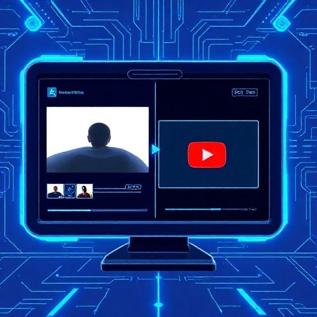 AI video creation tools illustration showing short-form and long-form video editing.