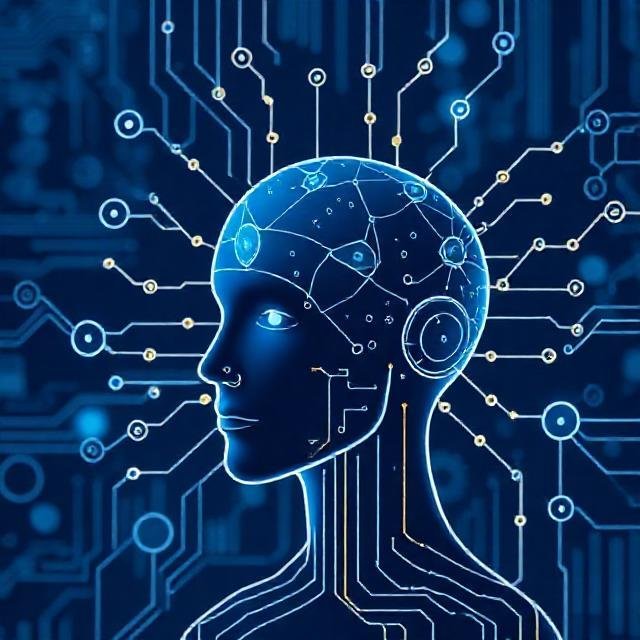 Illustration of beginner-friendly AI learning with core concepts, fundamentals, and clear explanations.