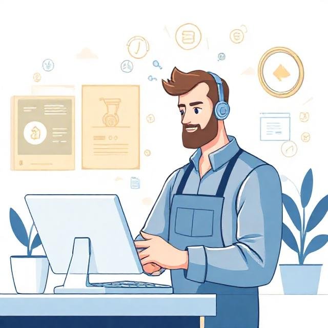 ai business growth branchnova illustration