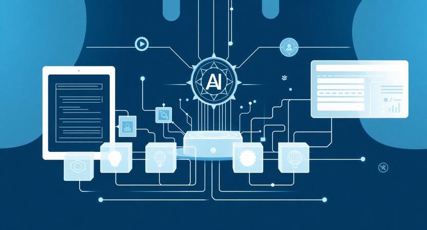 AI context windows in business applications showing how AI systems organize information for business workflows and automation.