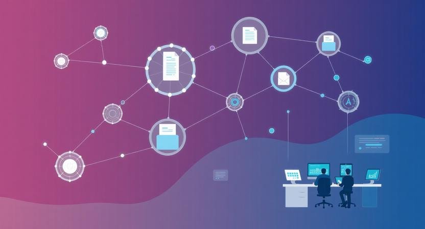 AI knowledge management systems helping growing teams organize information and improve workflow efficiency