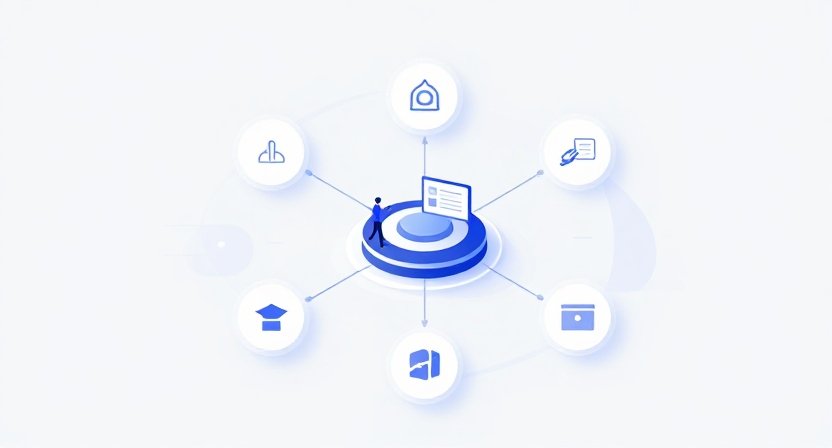 AI sales research workflow connecting prospect data, research insights, and human decision-making.